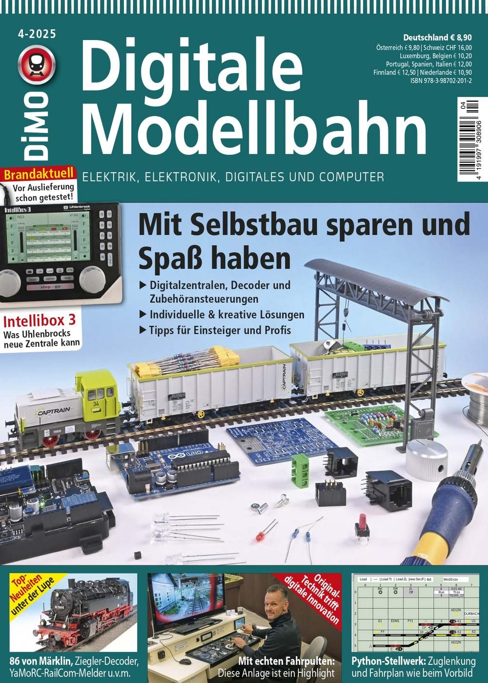 Digitale Modellbahn 4/2025 - Mit Selbstbau sparen und Spaß haben