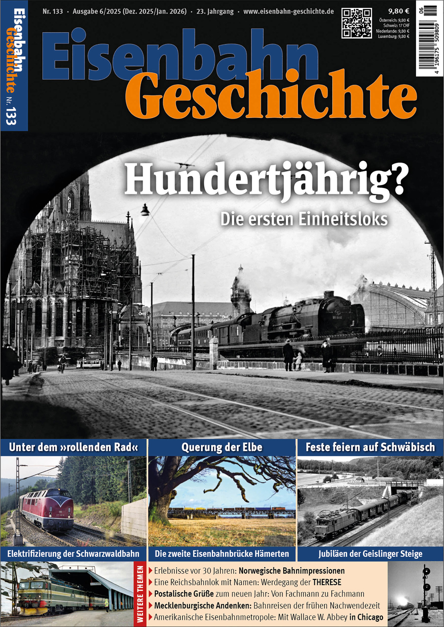 Eisenbahn Geschichte Nr. 133 - Ausgabe 6/2025 Dezember/Januar