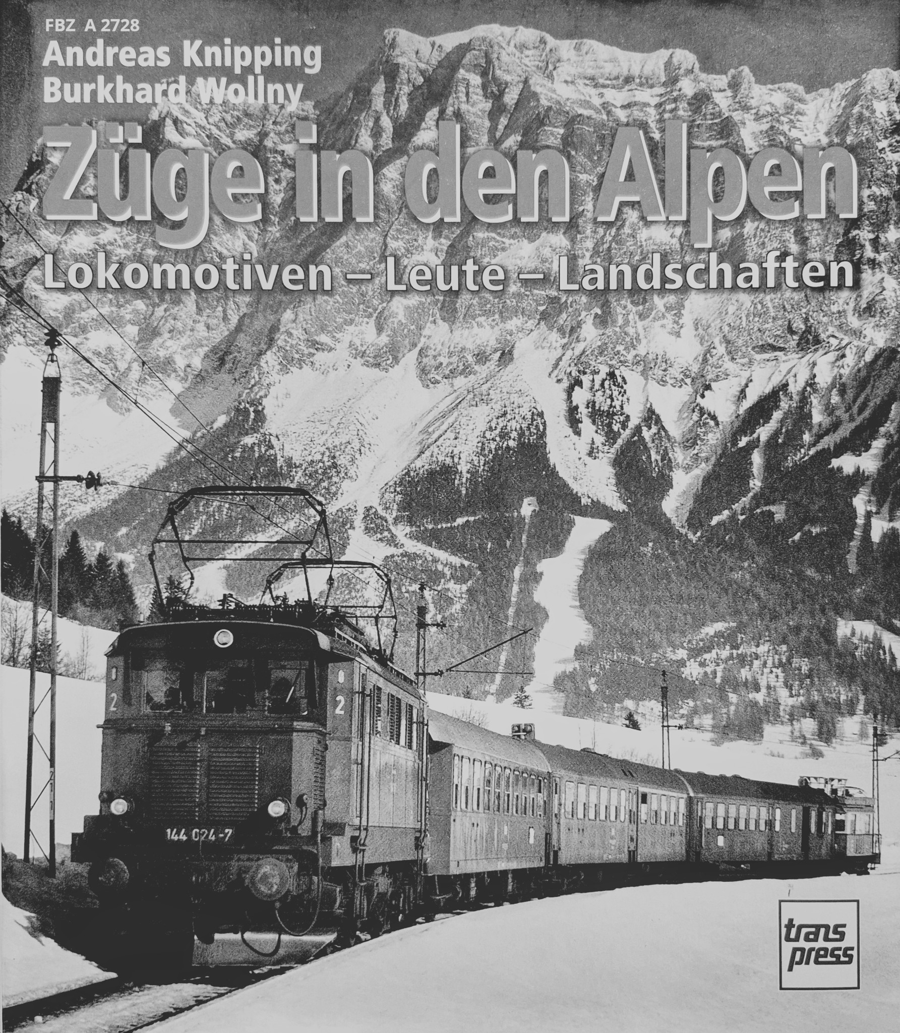 Züge in den Alpen