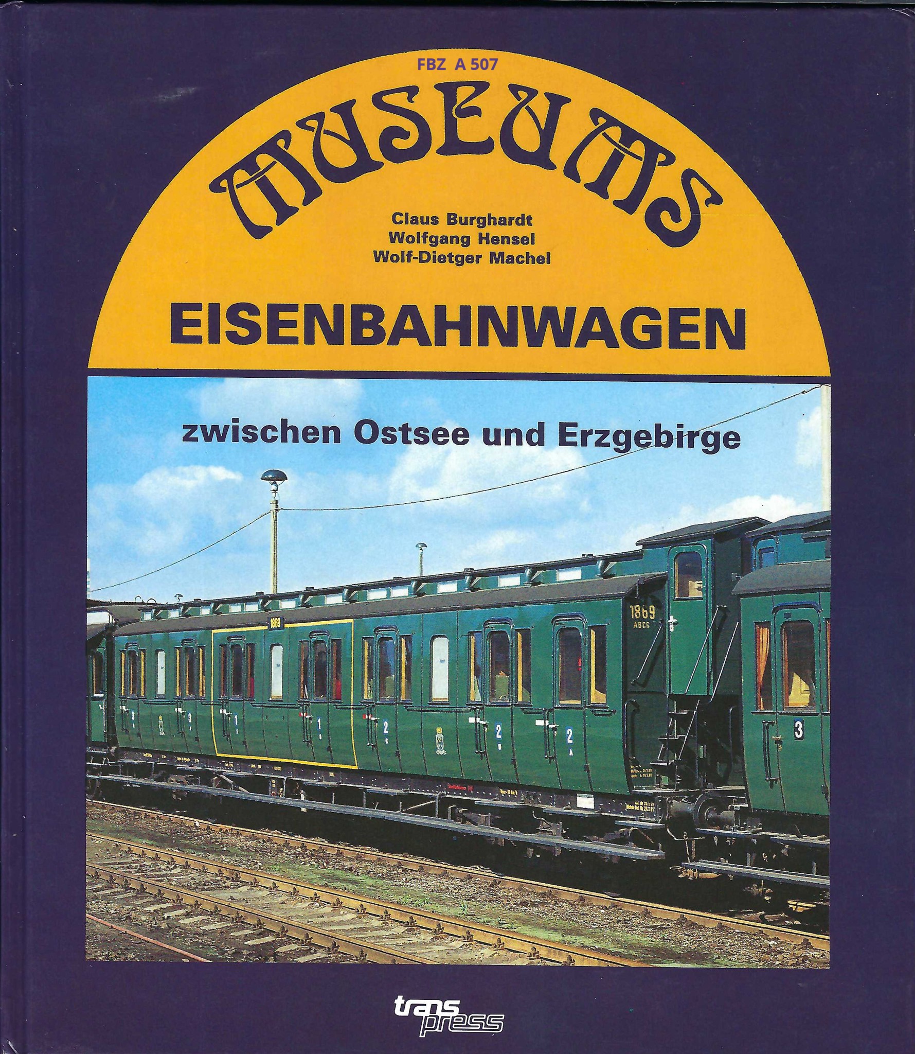Museums Eisenbahnwagen zwischen Ostsee und Erzgebirge
