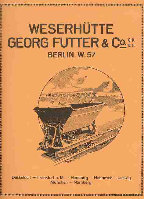 Weserhütte Feldbahnmaterial