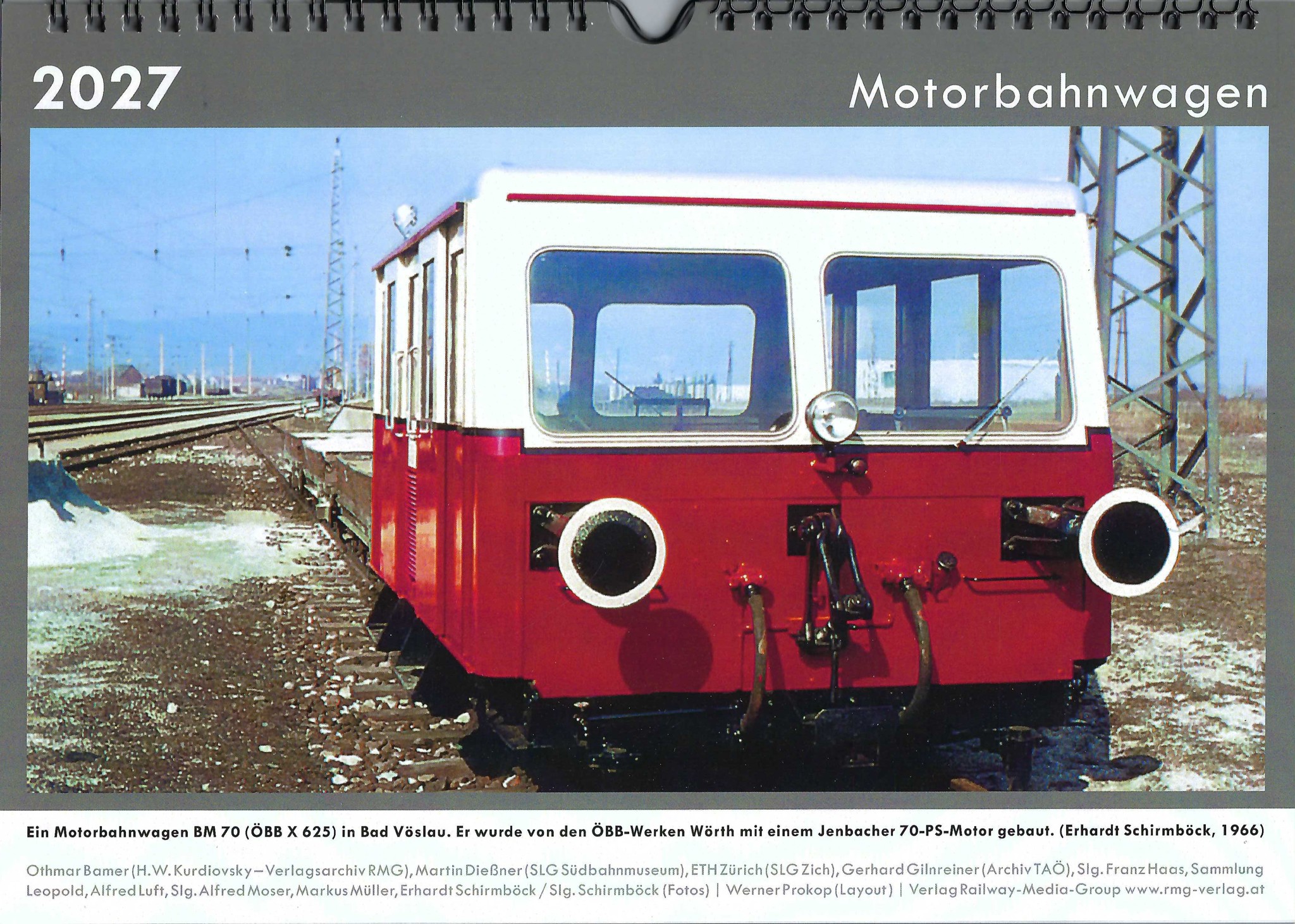 Kalender - Motorbahnwagen 2027