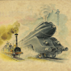 Lokomotiven, Triebwagen, Wagen, Züge