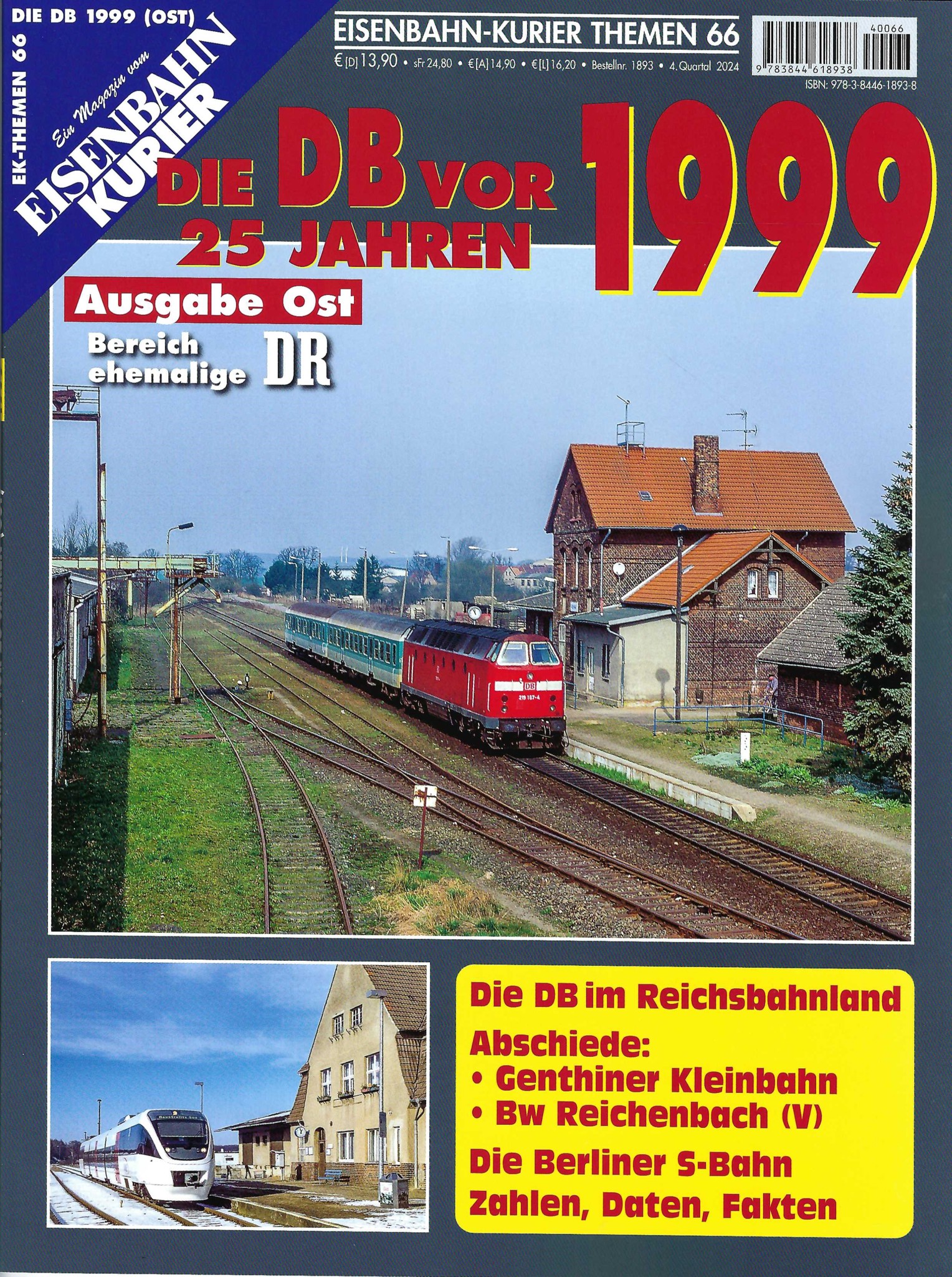 DB vor 25 Jahren - 1999 Ost