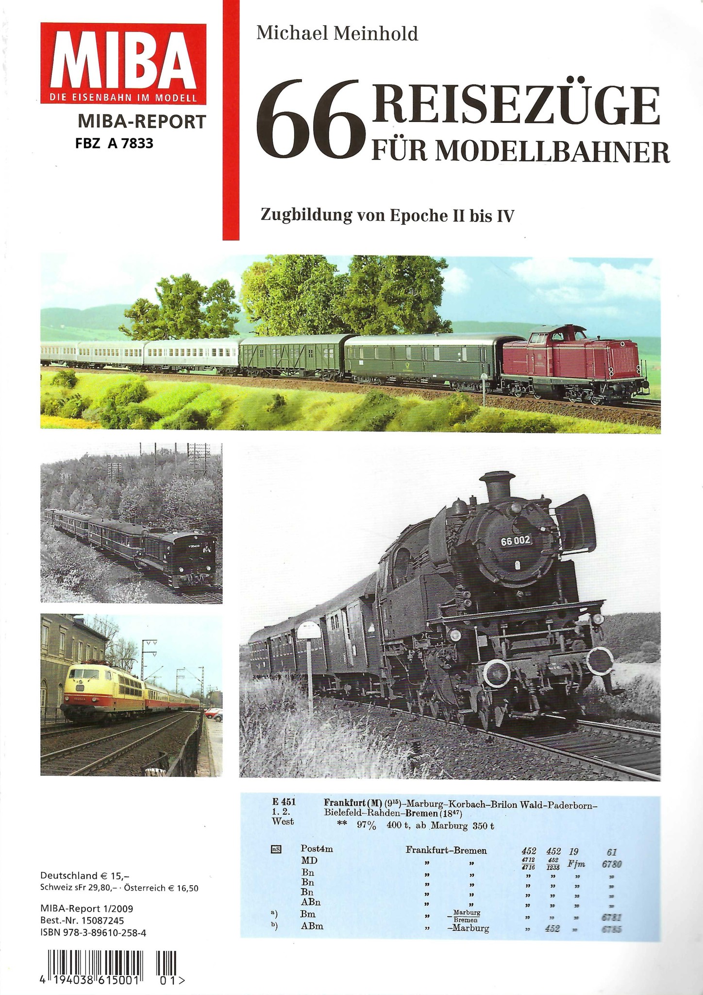 66 Reisezüge für Modellbahner