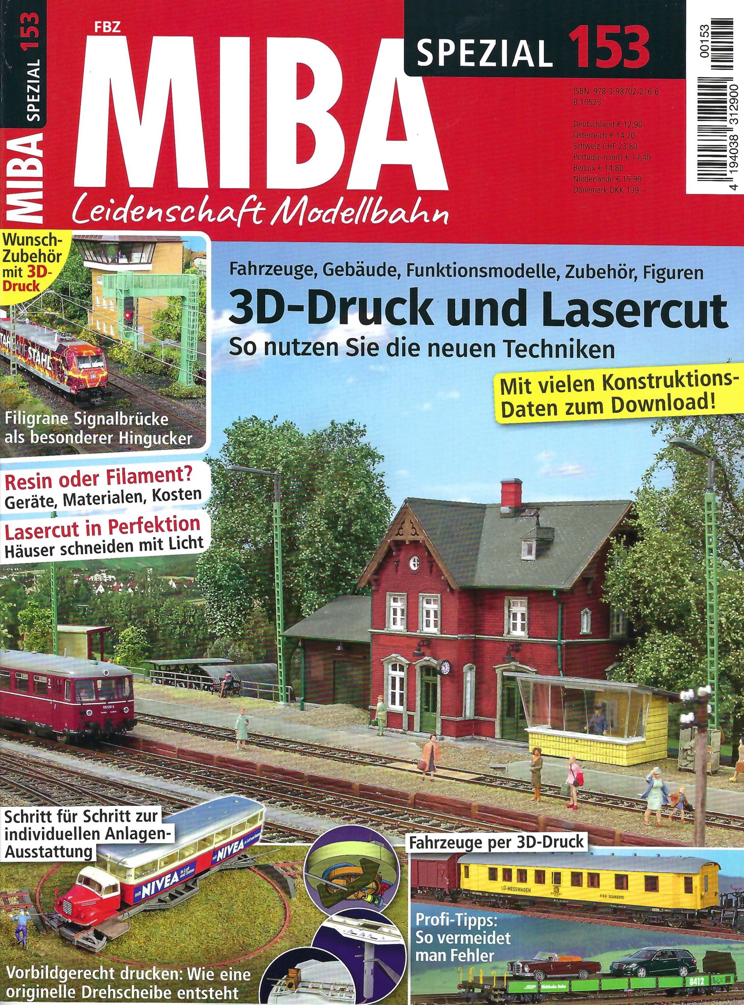 MIBA Spezial 153 - 3D-Druck und Lasercut