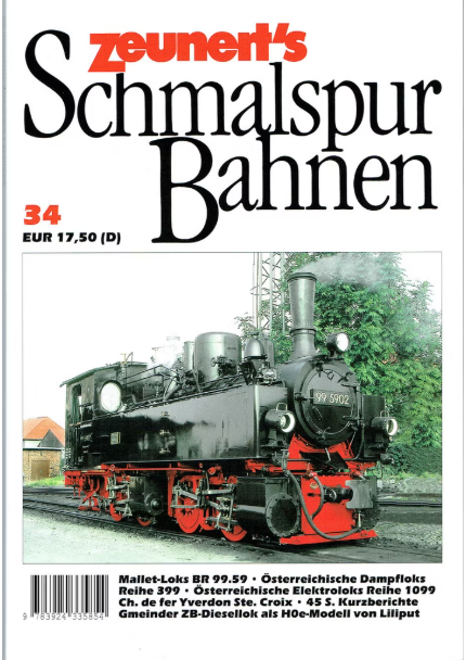 ZEUNERT'S SCHMALSPURBAHNEN - Band 34
