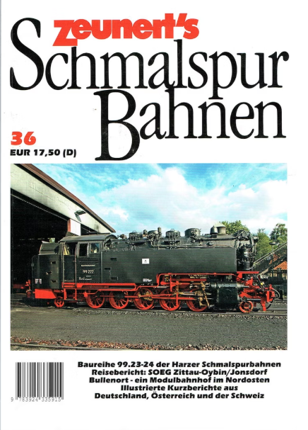 ZEUNERT'S SCHMALSPURBAHNEN - Band 36